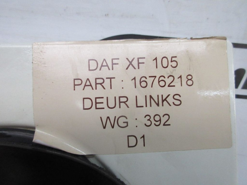 Puerta y piezas para Camión DAF 1676218 DEUR XF EURO 5 LINKS: foto 9