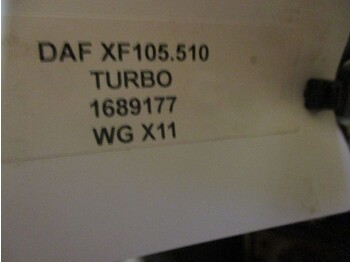 Turbocompresor DAF 1689177 TURBO EURO 5: foto 5