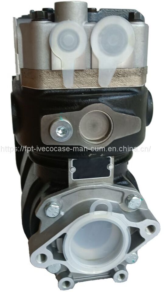 Compresor FPT IVECO CASE Cursor9 F2CFE614A*B041/F2CGE614F*V004 5802431166 Double cylinder air pump 504293730/5802497411: foto 4