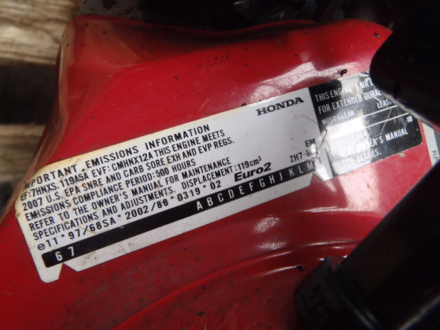 Motor para Maquinaria de construcción Honda GX120 -: foto 3