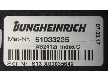 Unidad de control para Equipo de manutención Jungheinrich 51033235 Rij regeling Drive controller AS2412i index C from ESE320 year 2017 sn. S13X00035642: foto 2