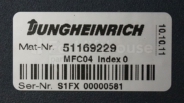 Unidad de control para Equipo de manutención Jungheinrich 51169229 MFC04 Index O from ETV214 year 2011 sn. S1FX00000581: foto 3
