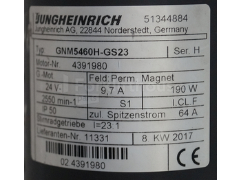 Motor para Equipo de manutención Jungheinrich 51344884 Steering motor 24V type GNM5460H-GS23 sn 4391980: foto 2