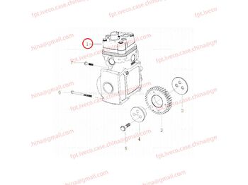 Compresor MAN D2066 Single-cylinder air compressor 54100-7121: foto 3