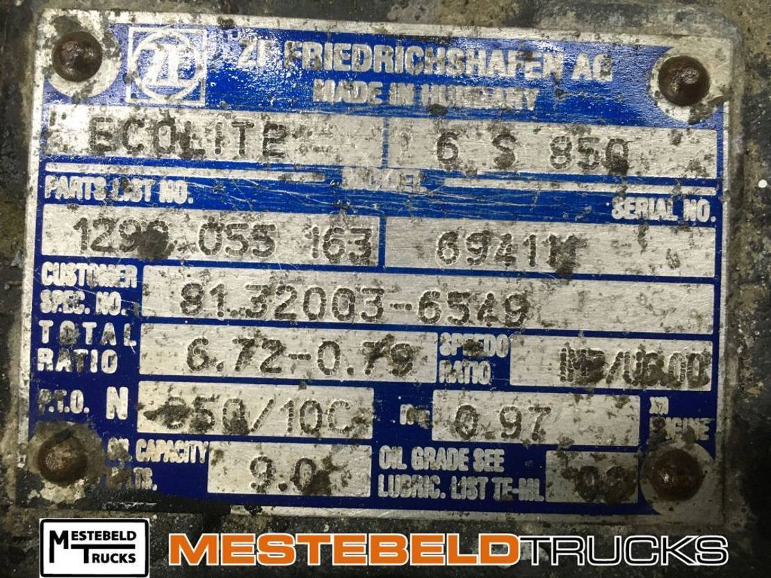 Caja de cambios para Camión MAN Versnellingsbak ZF 6S850 v MAN LE: foto 5