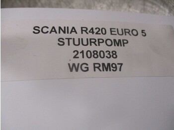 Bomba de dirección para Camión Scania R420 2108038 STUURPOMP EURO 5: foto 2