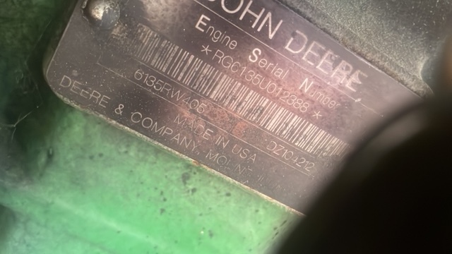 Motor para Maquinaria agrícola Silnik John deere RG6135 john deere 13.5L: foto 2