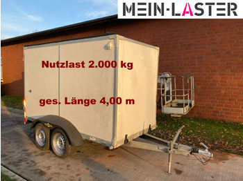 Remolque caja cerrada Humbaur HT 20 Koffer 100 km/h 2.000 kg NL: foto 1