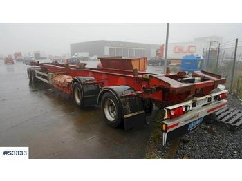 Remolque multilift/ Portacontenedores de cadenas ISTRAIL PK182 Hook truck trailer: foto 1