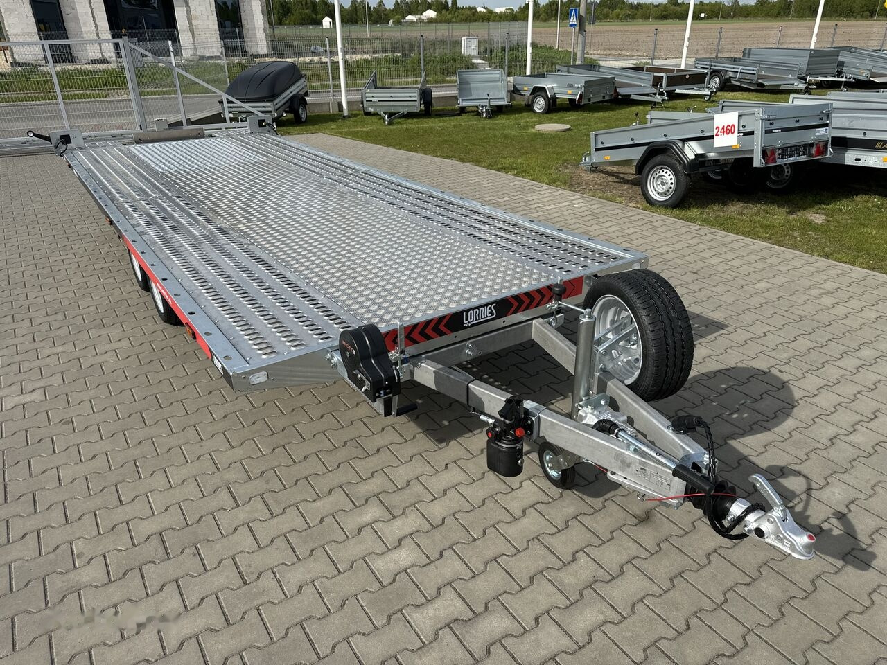 Remolque portavehículos nuevo Lorries PLI35-5521 laweta 550x210 cm 2-osiowa 3500kg DMC uchylna: foto 15
