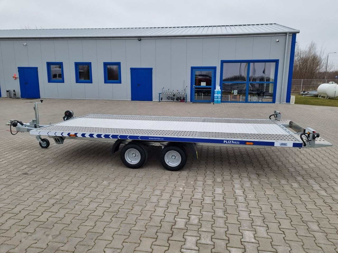 Remolque portavehículos nuevo Lorries PLI-27 4521 car platform trailer 450x210 cm laweta: foto 10