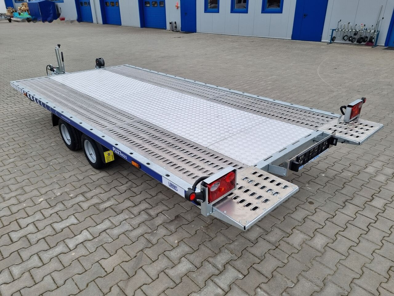 Remolque portavehículos nuevo Lorries PLI-27 4521 car platform trailer 450x210 cm laweta: foto 19
