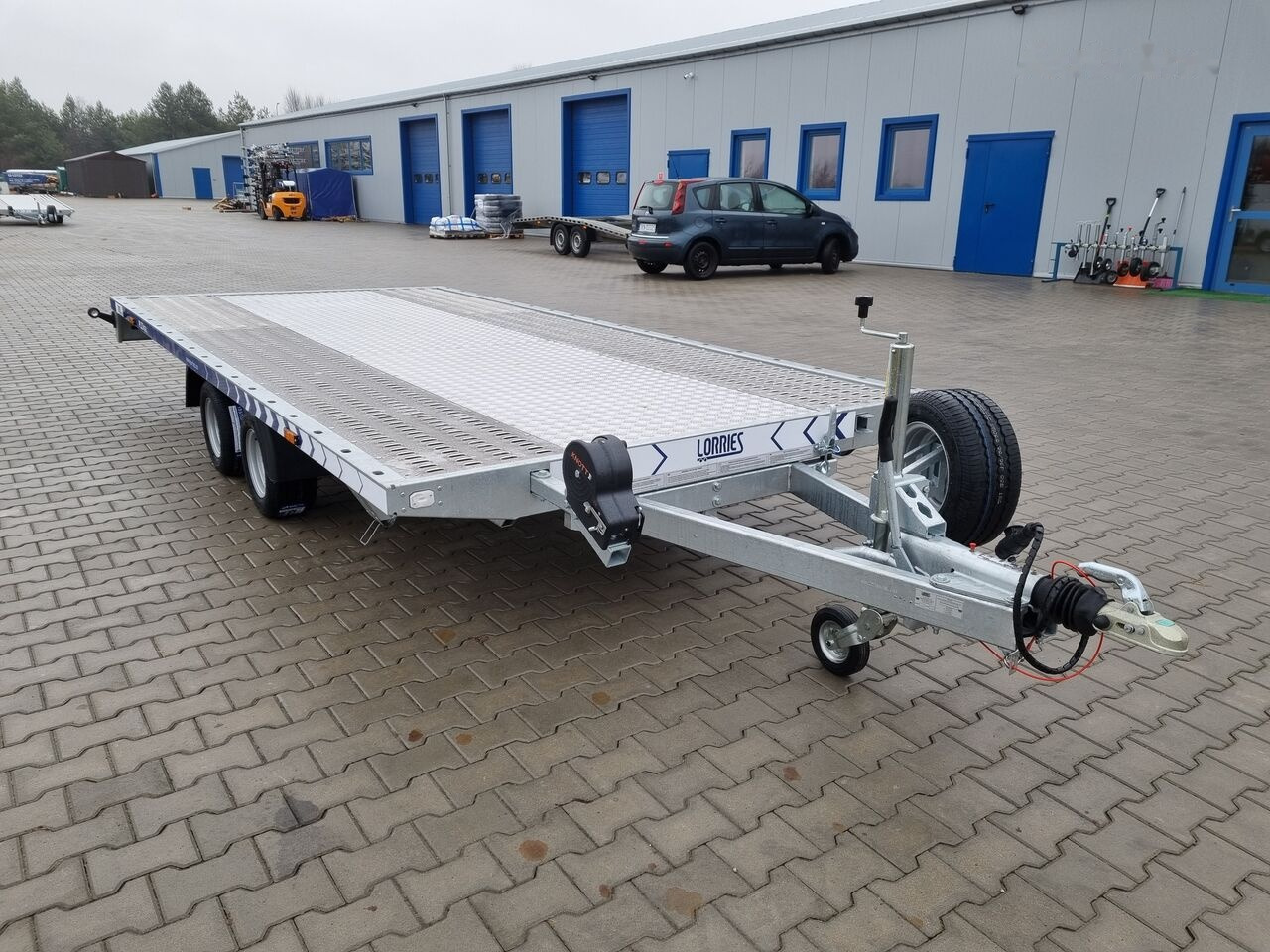 Remolque portavehículos nuevo Lorries PL-27 4521 car trailer 2.7t GVW tilting platform 441 x 200 cm: foto 13