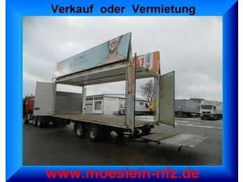 Remolque transporte de bebidas Obermaier Tandemkoffer Schwenkwand + LBW: foto 1