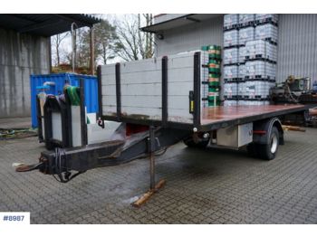Remolque plataforma/ Caja abierta Ohna Maur 1 axle trailer with new brakes and good tires. ABS: foto 1