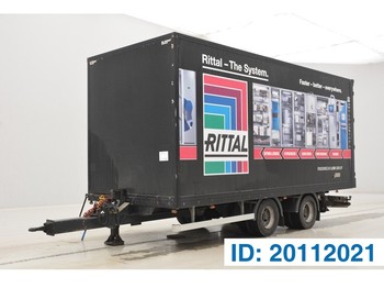 Remolque caja cerrada TURBO'S HOET Closed box trailer