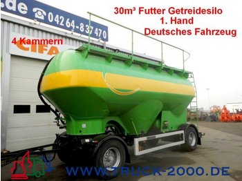 Feldbinder HEUT 30m³ Futter-Getreide-Silo 4 Kammern 1.Hand - Remolque cisterna