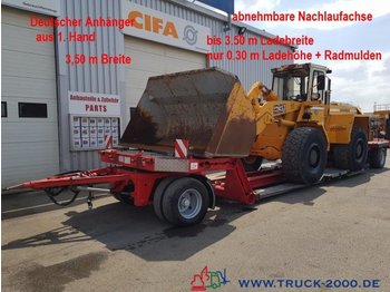 Remolque góndola rebajadas Fliegl Tieflader Land + Baumaschinen 30cm Höhe