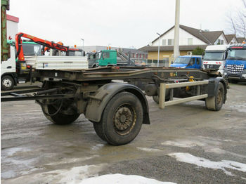 Remolque multilift/ portacontenedores de cadenas Hüffermann 2-achs Abrollanhänger HSA 18.70 Containeranhänge