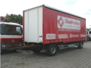 Remolque plataforma/ caja abierta Krone Pritschenanhänger AZF 18 Planenanhänger
