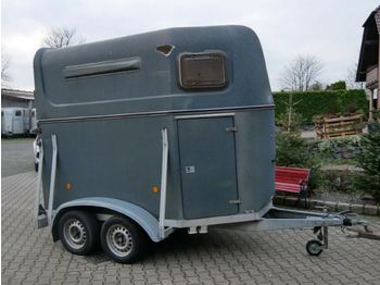 Remolque transporte de ganado Blomert Vollpoly 2 Pferde