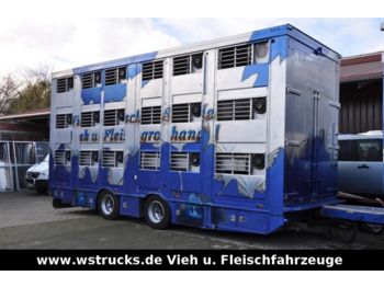 Finkl 3 Stock  "Tandem"  Hubdach  - Remolque transporte de ganado
