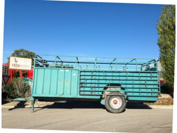 Masson B 6000 Pose à terre - Remolque transporte de ganado