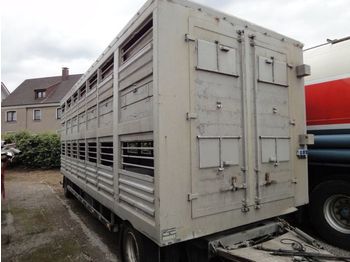 Menke 2-Stock 8,30m kleine Räder  - Remolque transporte de ganado