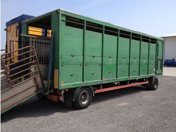Menke Einstock 8,20m kleine Räder  - Remolque transporte de ganado