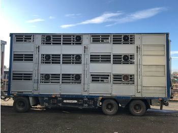 Remolque transporte de ganado Pezzaioli Pezzaiolli 3 Stock ausfahrbares Dach