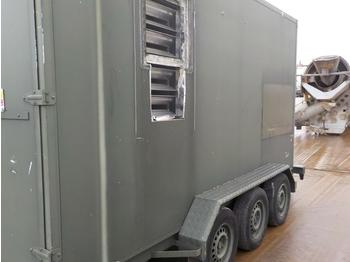 Remolque frigorífico Wagenbouw Tri Axle Box Trailer: foto 1