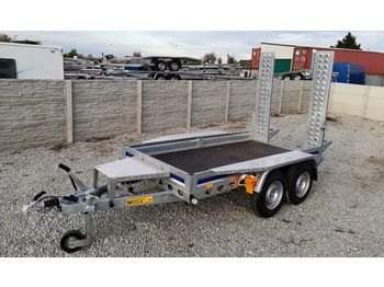 Remolque plataforma/ Caja abierta para transporte de equipos pesados nuevo Wiola New: foto 1