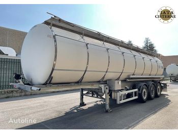 Semirremolque cisterna para transporte de alimentos Bata GHITTONI-MENCI 33.000LT, POMPA: foto 1