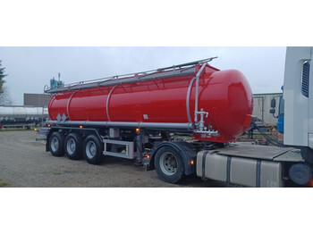 Semirremolque cisterna Burg 22500 L ADR Tanktrailer, ACID Carbon St52-3 Coated: foto 1