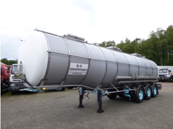 Semirremolque cisterna para transporte de alimentos Burg Chemical / Food tank inox 36 m3 / 3 comp / ADR 01/2021: foto 1