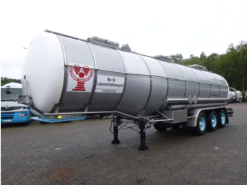 Semirremolque cisterna para transporte de substancias químicas Burg Chemical / Food tank inox 36 m3 / 3 comp / ADR valid 03/2021: foto 1