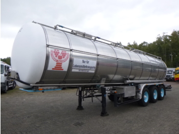 Semirremolque cisterna para transporte de alimentos Burg Food / chemical tank inox 30.3 m3 / 1 comp: foto 1