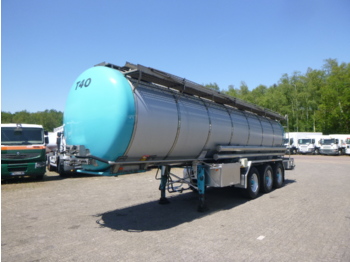 Semirremolque cisterna para transporte de alimentos Burg Food tank inox 26.8 m3 / 1 comp + pump: foto 1