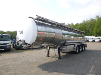 Semirremolque cisterna para transporte de alimentos Burg Food tank inox 30.5 m3 / 3 comp + pump: foto 1