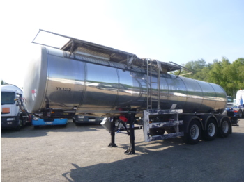 Semirremolque cisterna para transporte de alimentos Clayton Food tank inox 23.5 m3 / 1 comp + pump: foto 1
