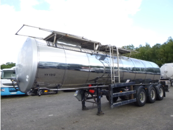 Semirremolque cisterna para transporte de alimentos Clayton Food tank inox 23.5 m3 / 1 comp + pump: foto 1