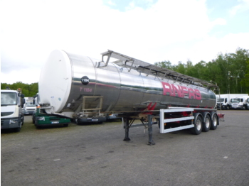 Semirremolque cisterna para transporte de substancias químicas Crane Fruehauf Chemical tank inox 30 m3 / 1 comp: foto 1
