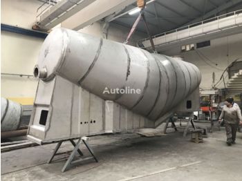 Semirremolque cisterna para transporte de cemento nuevo EMIRSAN Slurry Tank INOX 304L 4 mm: foto 1