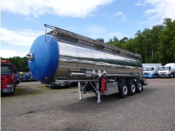 Semirremolque cisterna para transporte de substancias químicas Feldbinder Chemical tank inox 30 m3 / 1 comp: foto 1