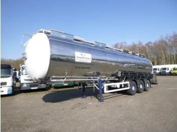 Semirremolque cisterna para transporte de alimentos Feldbinder Food tank inox 39 m3 / 3 comp: foto 1