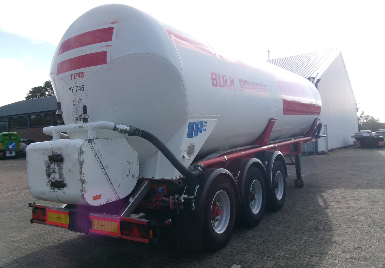 Semirremolque cisterna para transporte de harina Feldbinder Powder tank alu 41 m3 (tipping): foto 4