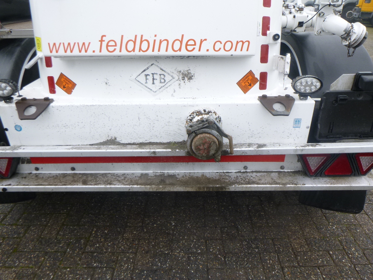 Semirremolque cisterna para transporte de harina Feldbinder Powder tank alu alu 49 m3 / 1 comp: foto 15