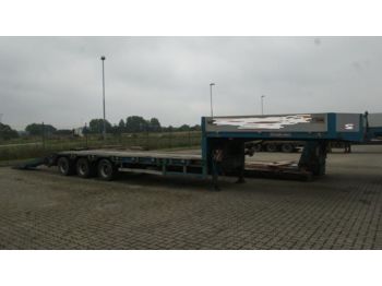 Semirremolque góndola rebajadas para transporte de equipos pesados Goldhofer tieflader ausziehbar + rampen: foto 1