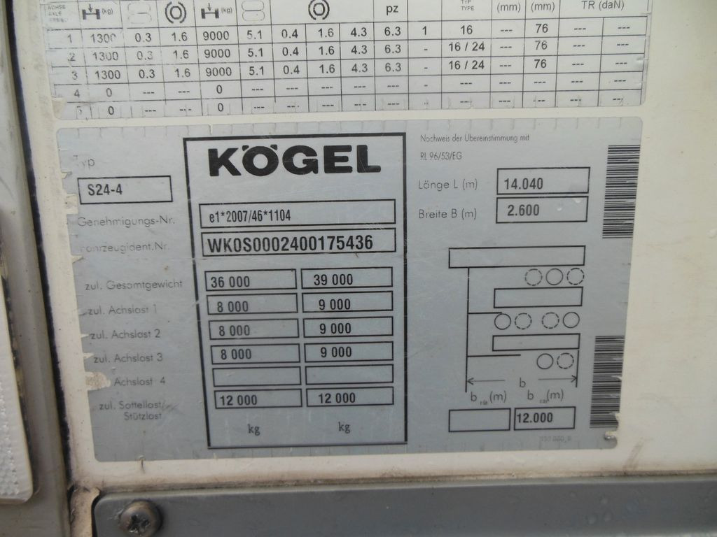 Semirremolque frigorífico Kögel SVT 24, CARRIER VECTOR 1550, DOPPELSTOCK: foto 26