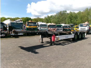 Krone 3-axle container trailer 20-30-40-45 ft DA08LNA - Semirremolque portacontenedore/ Intercambiable: foto 1